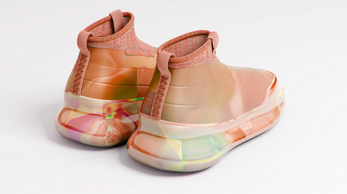 shoes，motion，Watercolor，