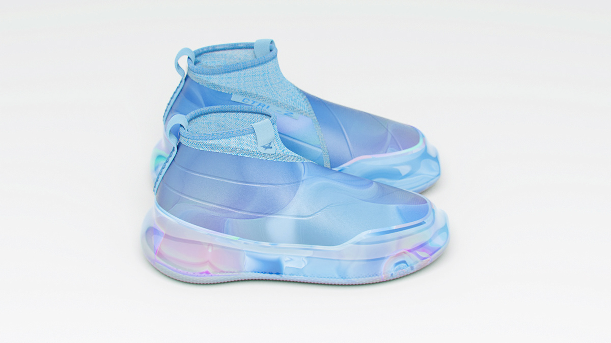 shoes，motion，Watercolor，