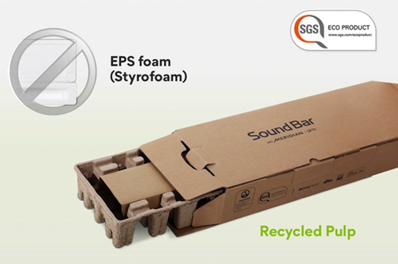 environmental，Green packaging，LG strip speaker，speaker，
