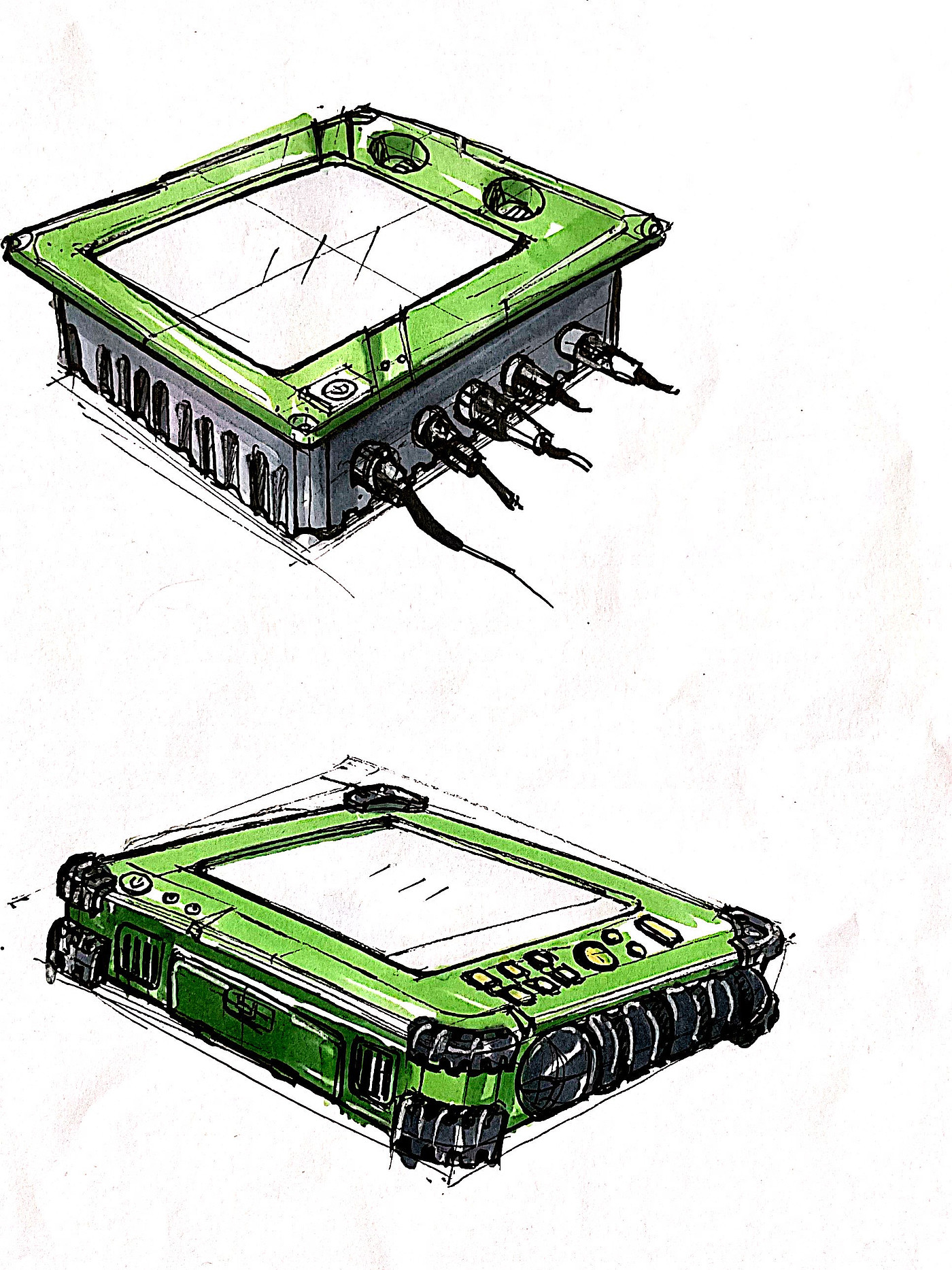 Hand drawn，industrial design，sketch，