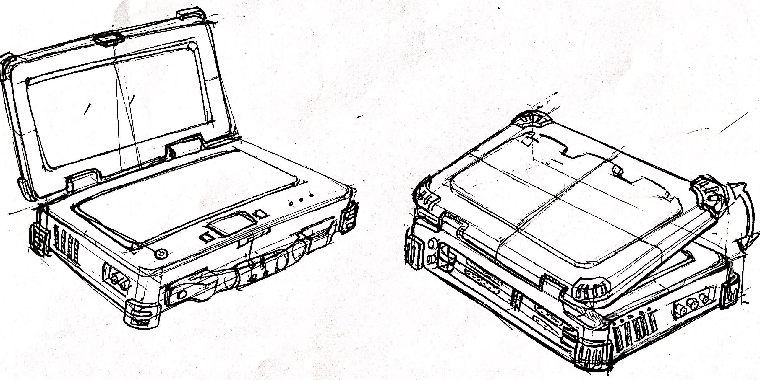 Hand drawn，industrial design，sketch，