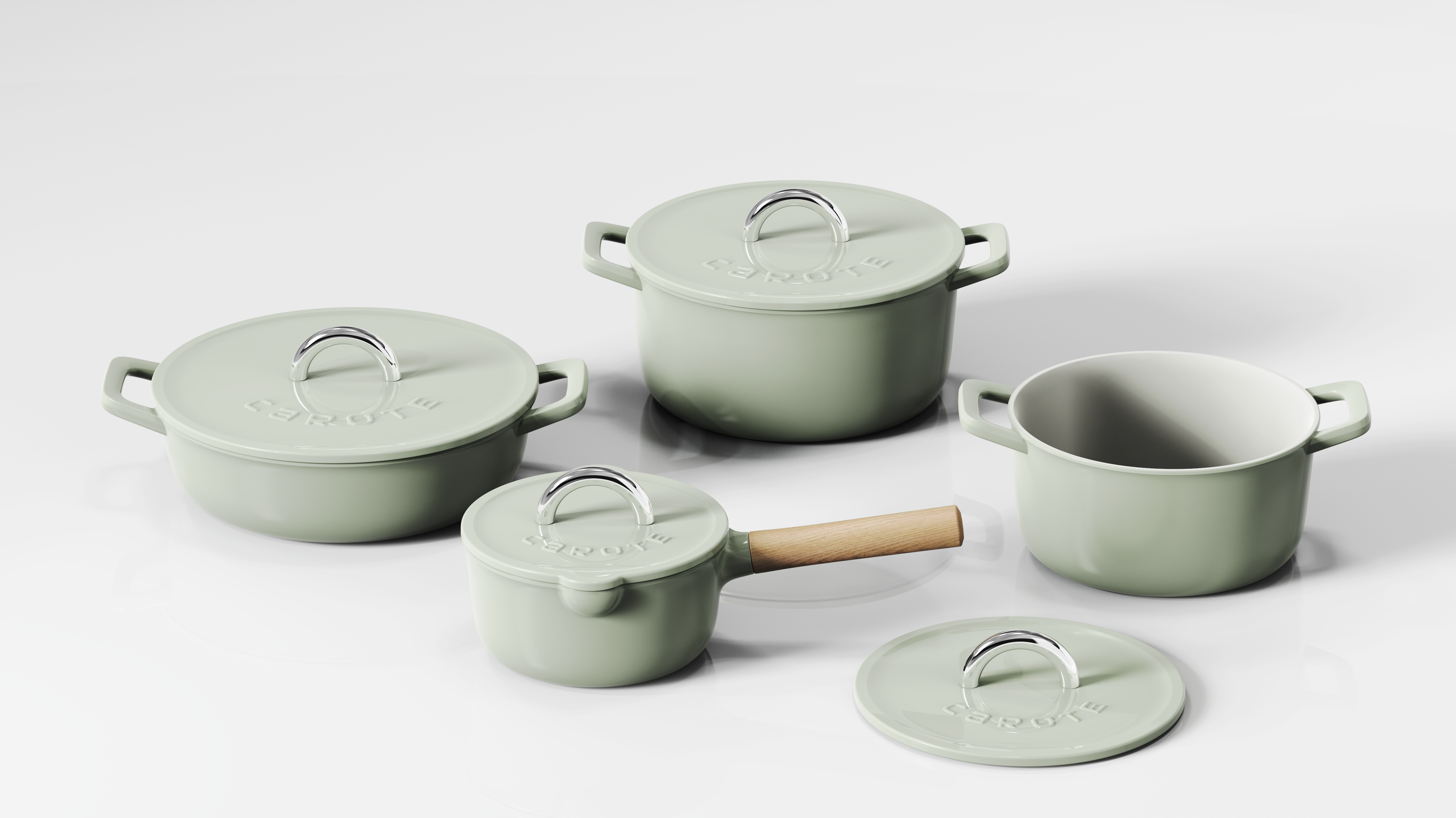 cooker，Enamel pot，Nordic style，