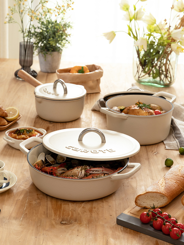 cooker，Enamel pot，Nordic style，