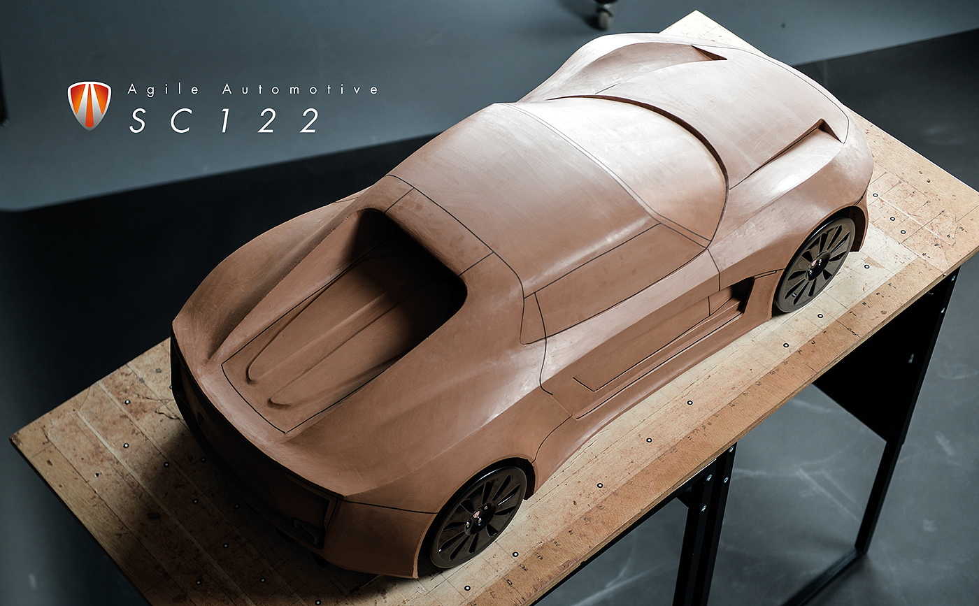 SC122，transport，Automobile design，Model，Digital sketch，industrial design，