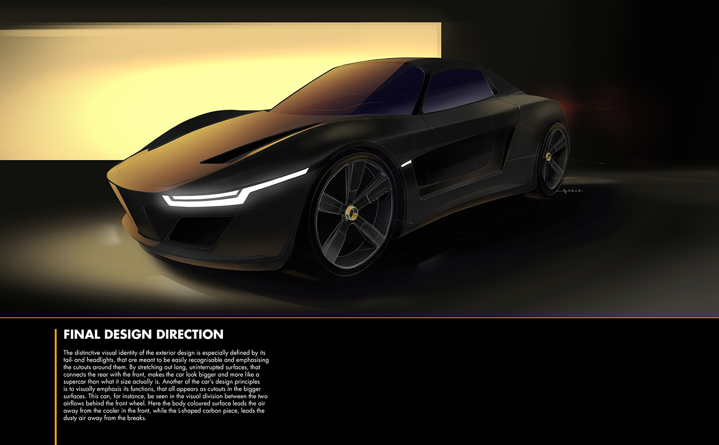 SC122，transport，Automobile design，Model，Digital sketch，industrial design，