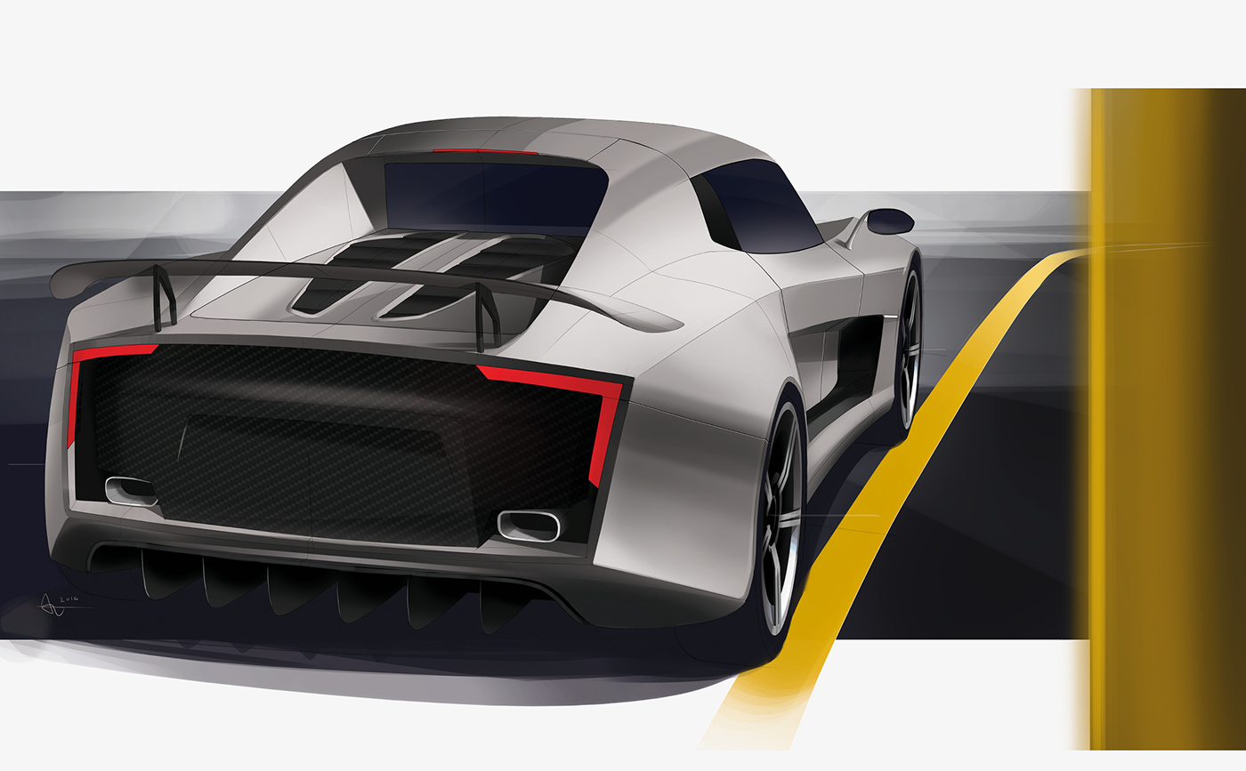 SC122，transport，Automobile design，Model，Digital sketch，industrial design，