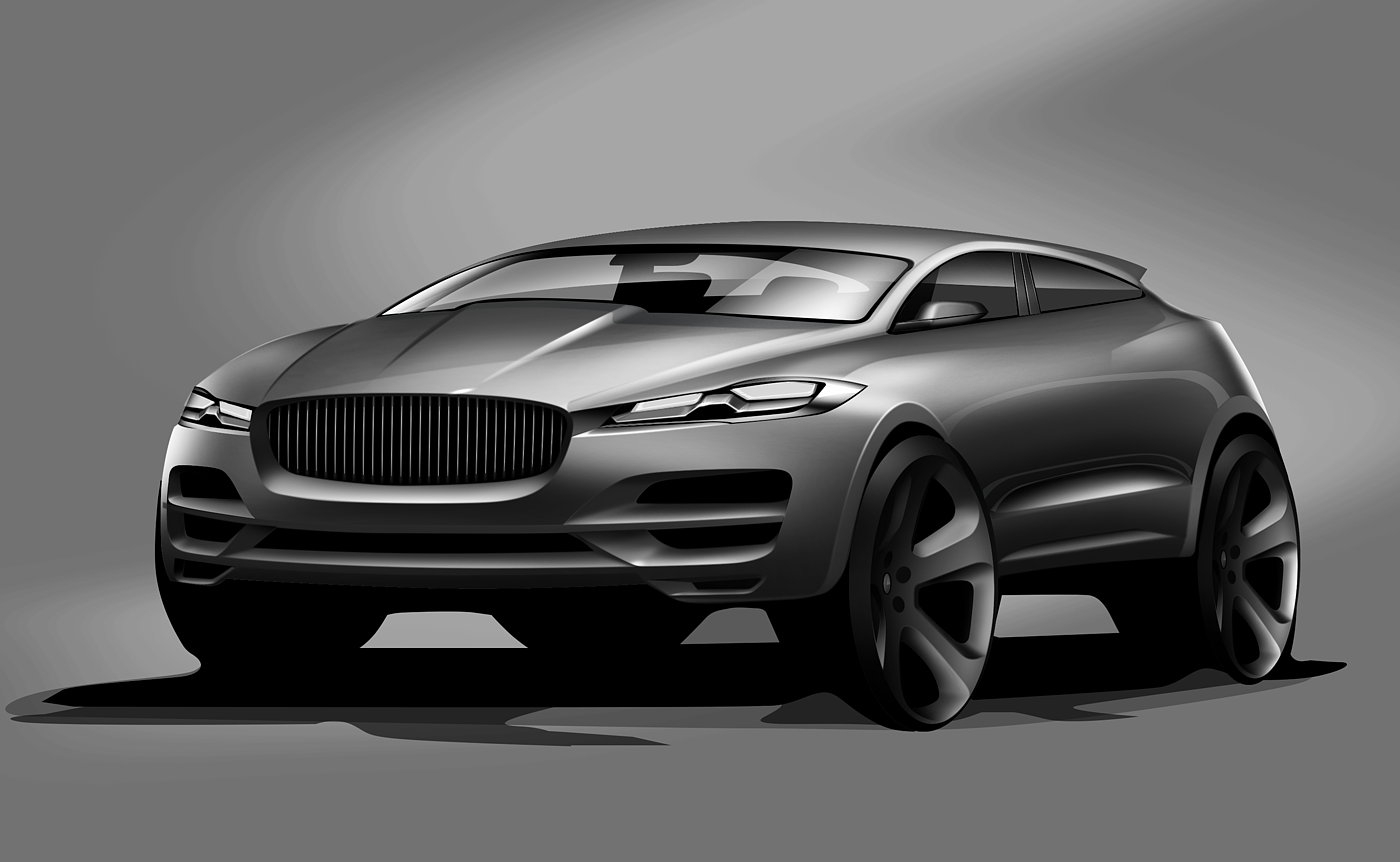 automobile，2d rendering，