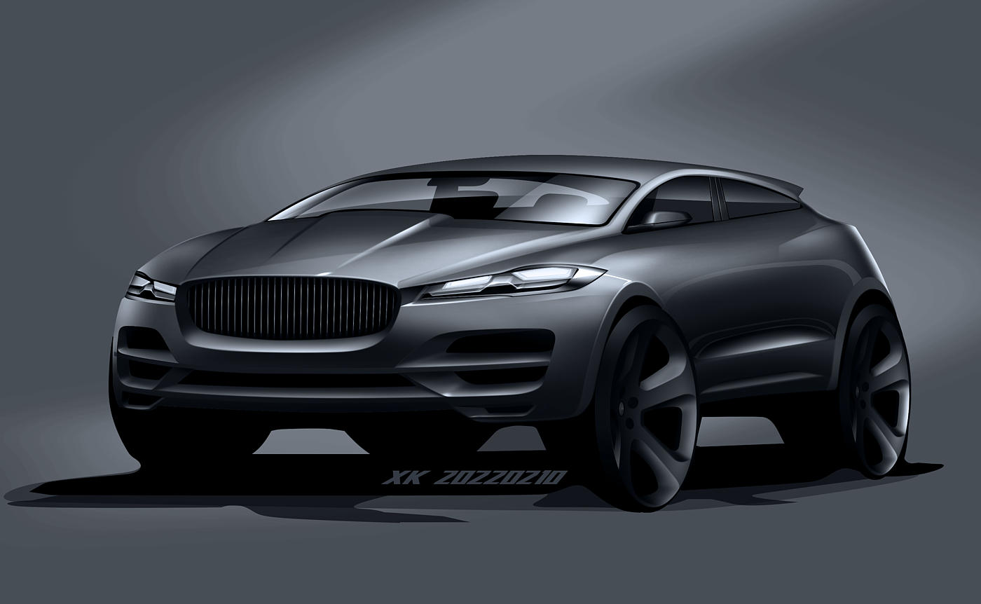 automobile，2d rendering，