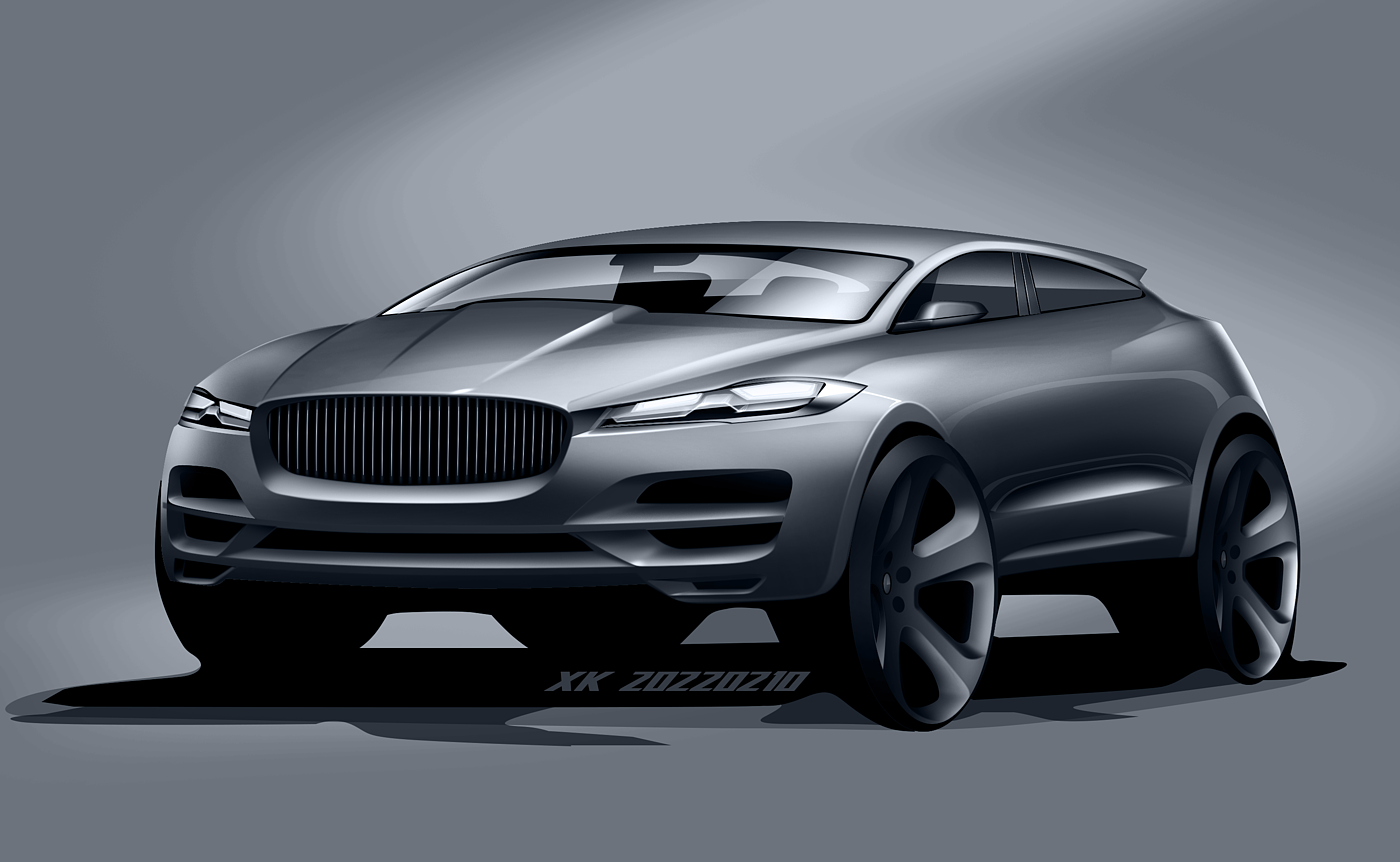 automobile，2d rendering，