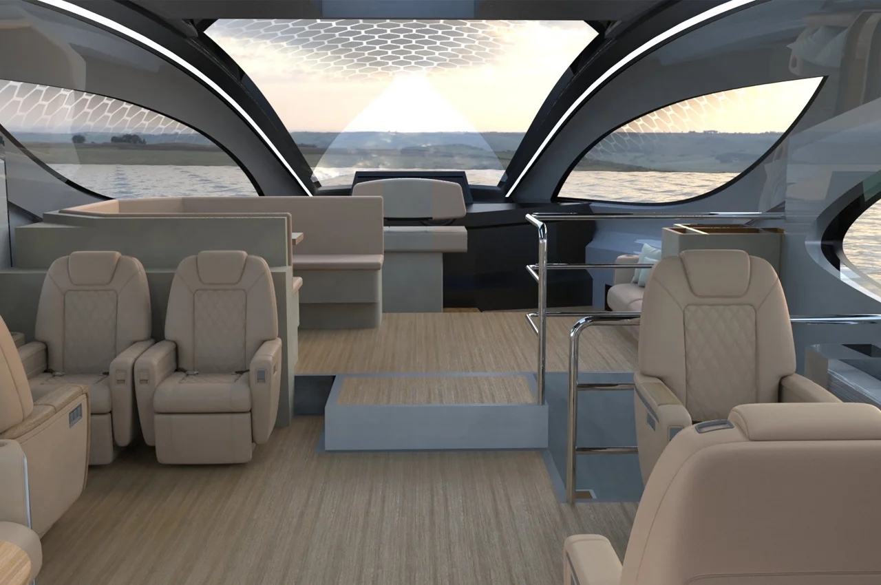 LAZZARINI DESIGN，Water boat，yacht，3d，Design，