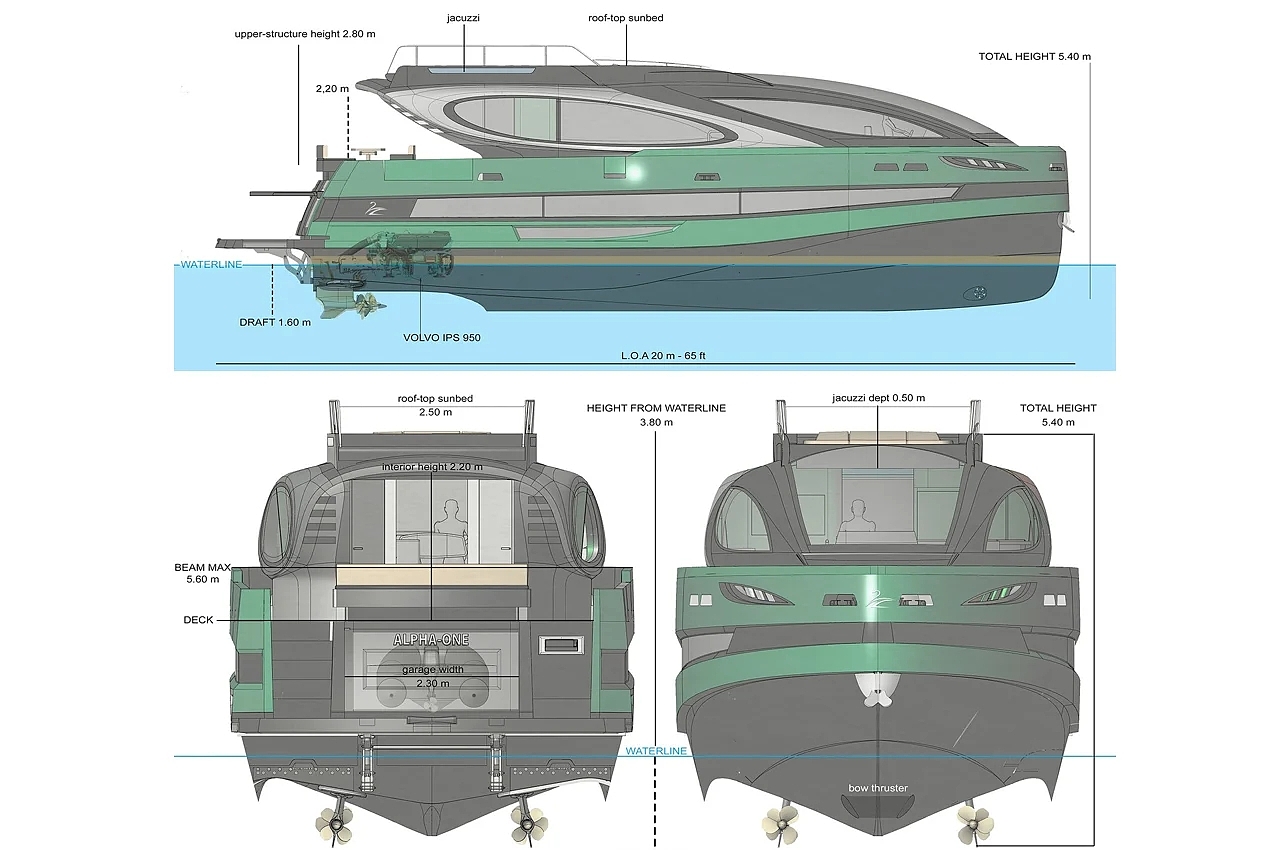 LAZZARINI DESIGN，Water boat，yacht，3d，Design，