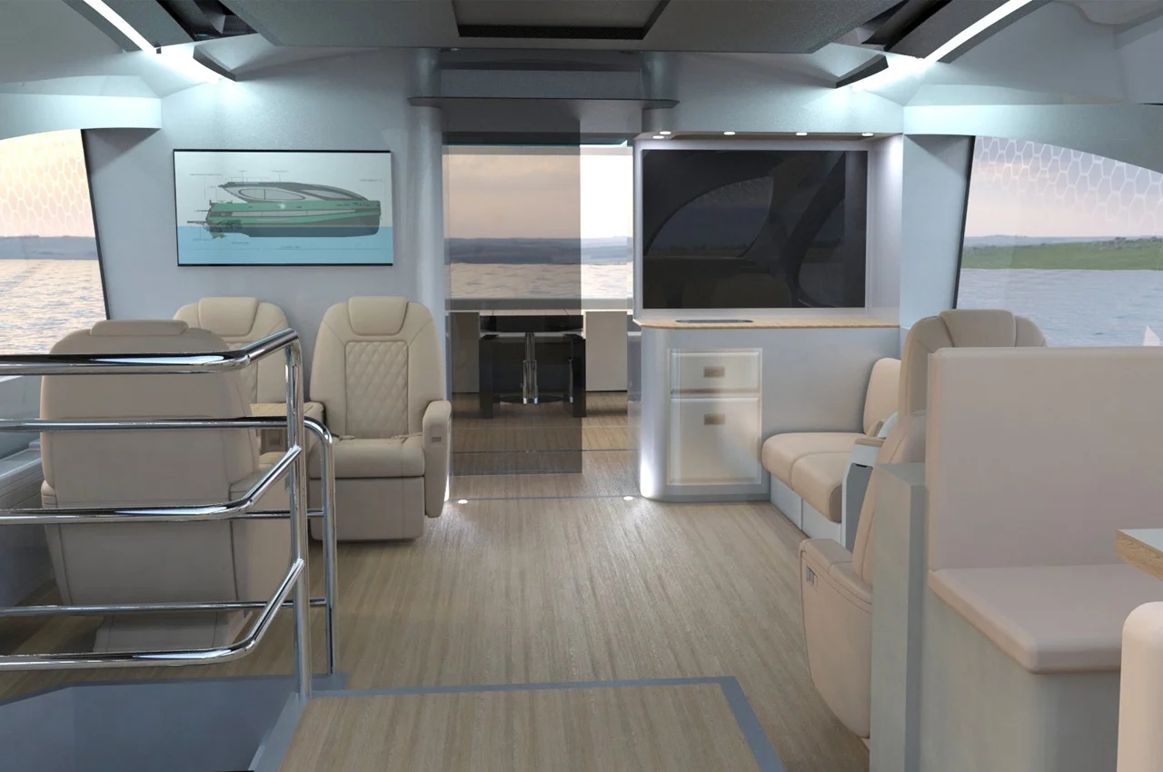 LAZZARINI DESIGN，Water boat，yacht，3d，Design，