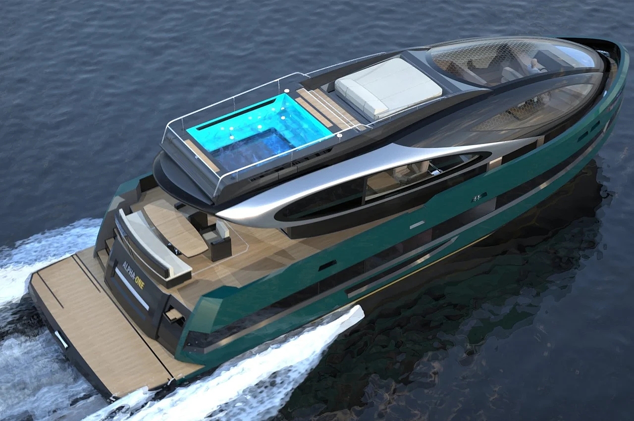 LAZZARINI DESIGN，Water boat，yacht，3d，Design，