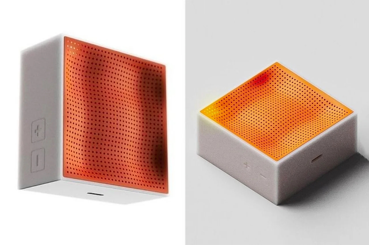 speaker，The Imperfect Speak，loudspeaker box，orange，