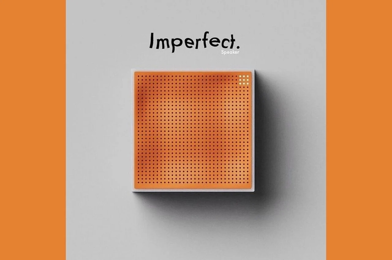 扬声器，The Imperfect Speak，音箱，橙色，