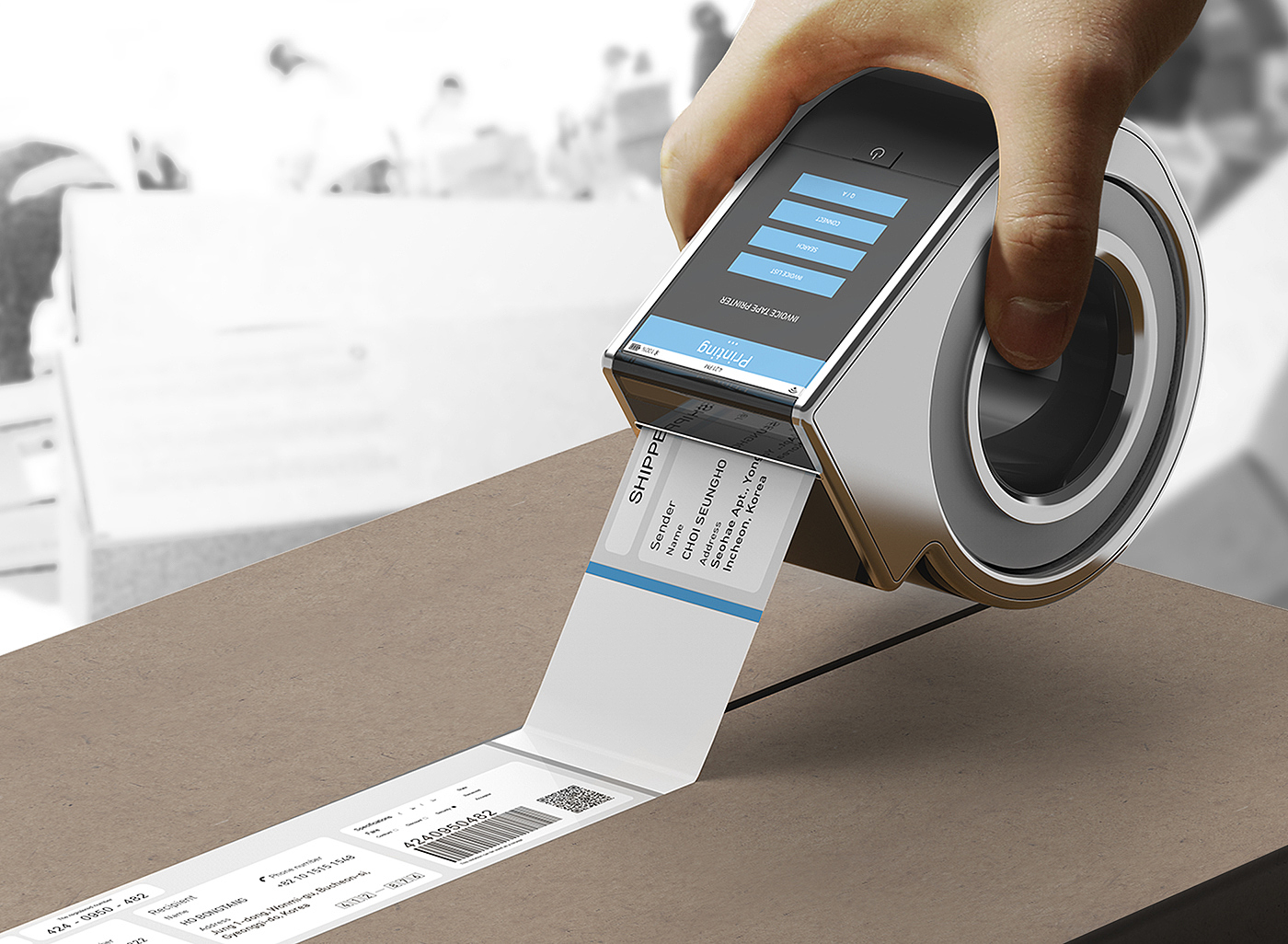 invoice，Print，Gluing，tool，