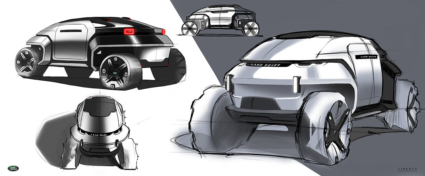 Concept car，sketch，Design process，Display Board，Model diagram，design sketch，industrial design，