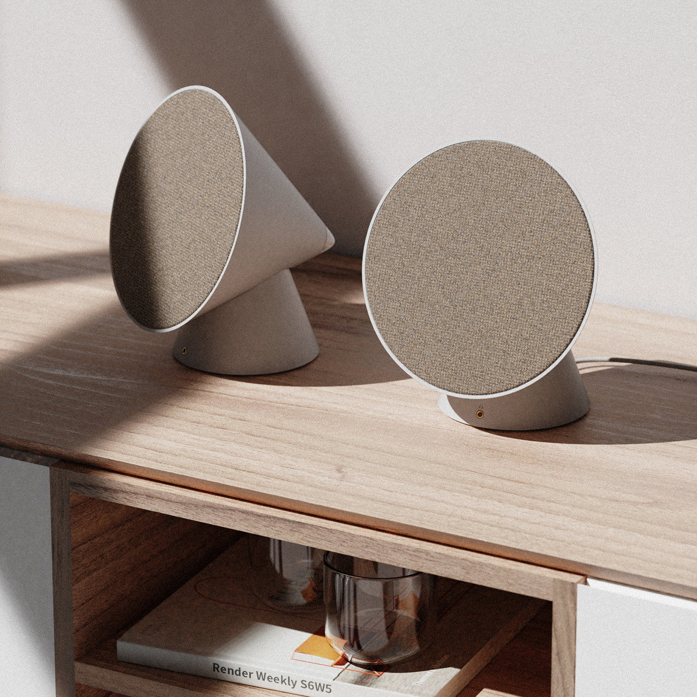 Jason Luo，Lady.Speaker.，Loudspeaker design，product design，Desktop space design，loudspeaker box，