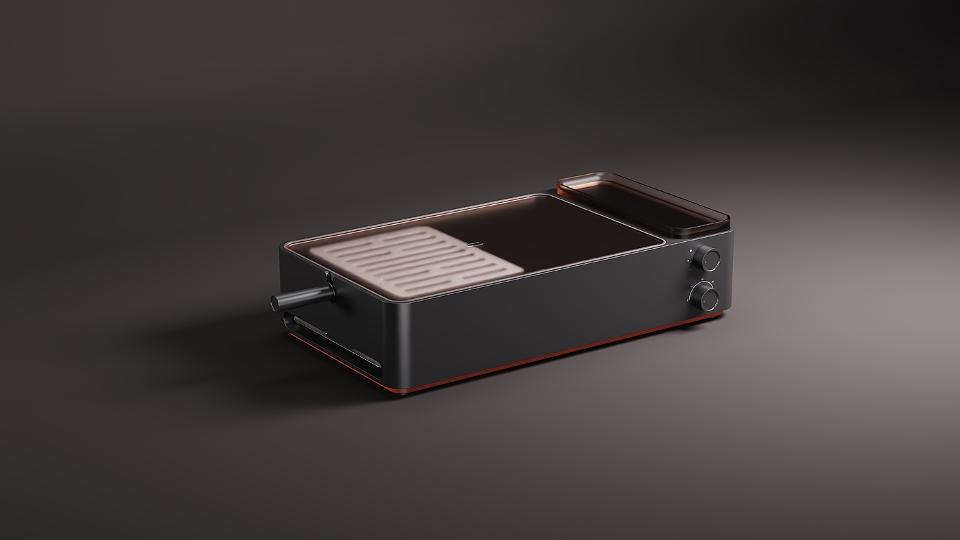 product design，Roger，Electric oven，barbecue，