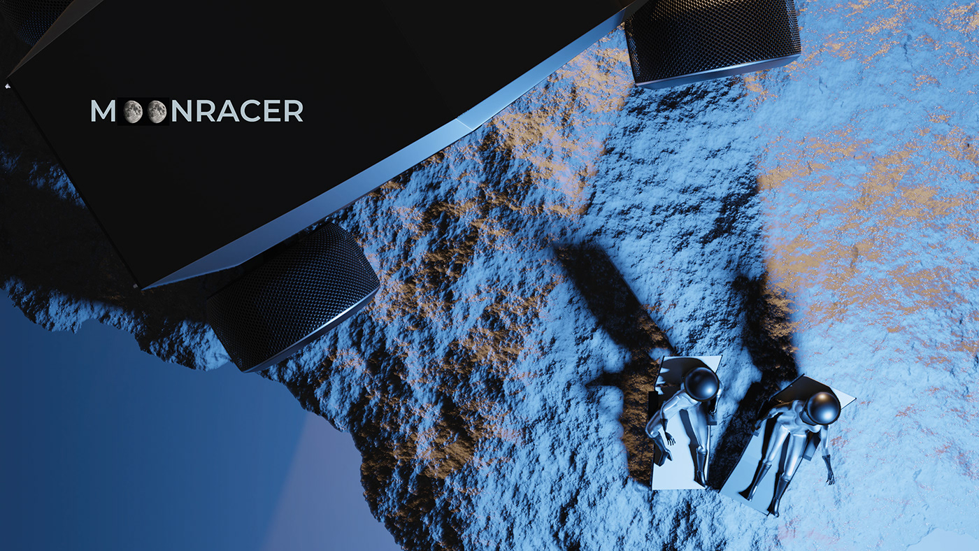 Robin Mazánek，MoonRacer，conceptual design，nasa，Cyberpunk design，Automobile design，