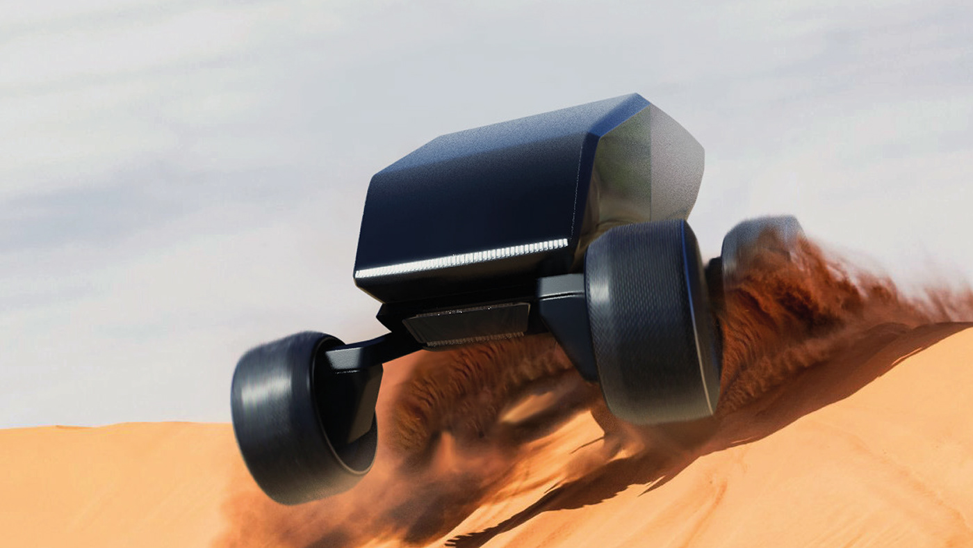 Robin Mazánek，MoonRacer，conceptual design，nasa，Cyberpunk design，Automobile design，