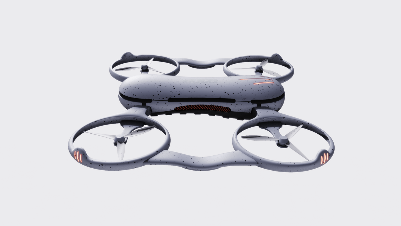 Jinseon Lee，Finnish Son，Traverse，UAV design，white，