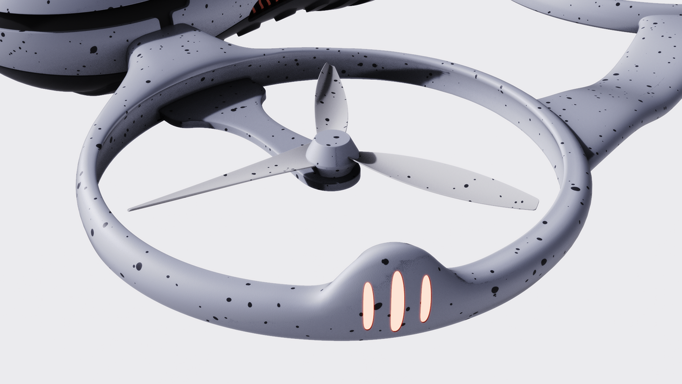 Jinseon Lee，Finnish Son，Traverse，UAV design，white，