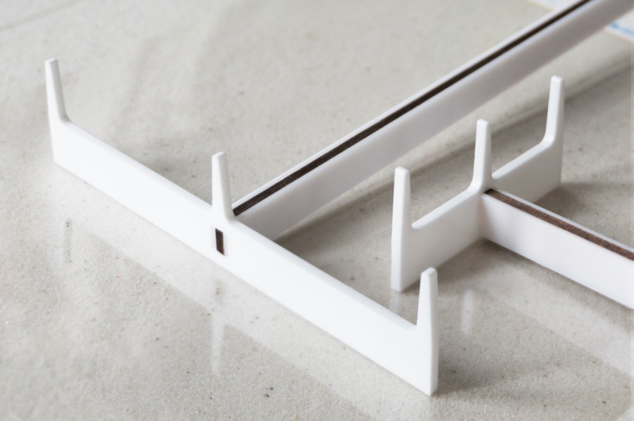 Desktop Zen Garden，product design，Natural wood，Visual design，Desktop tools，sand，Hand rake，