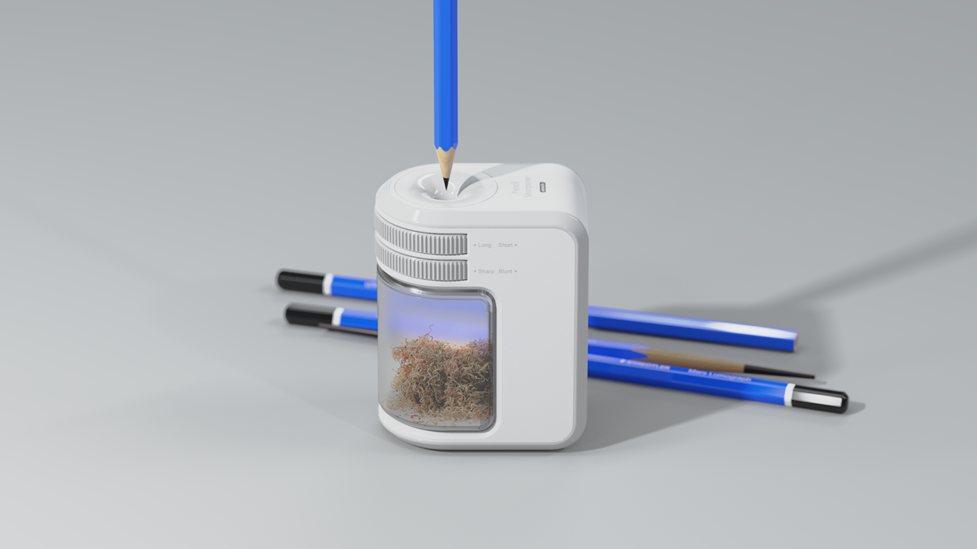 Sanghun Jung，product design，Pencil Sharpener，pencil sharpener，Customizable，