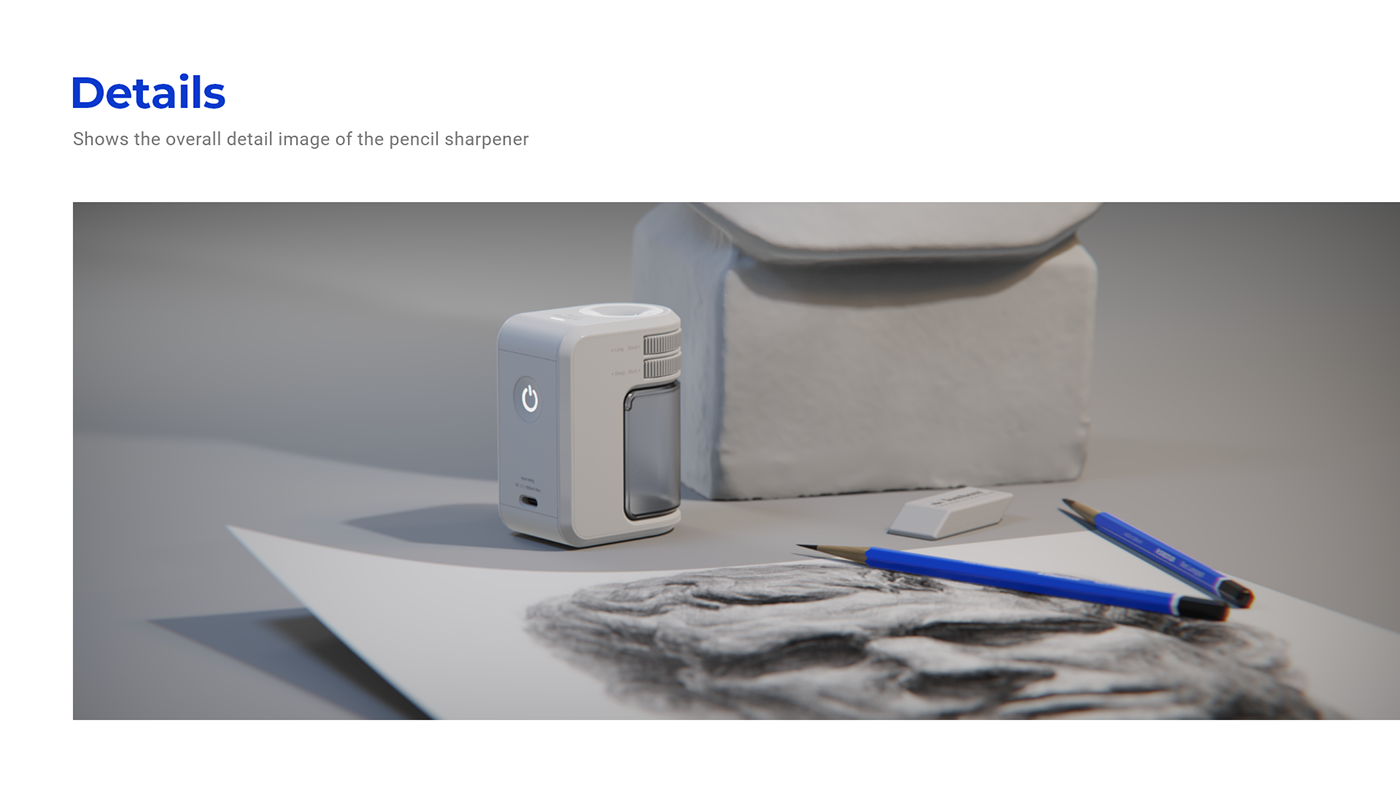 Sanghun Jung，product design，Pencil Sharpener，pencil sharpener，Customizable，