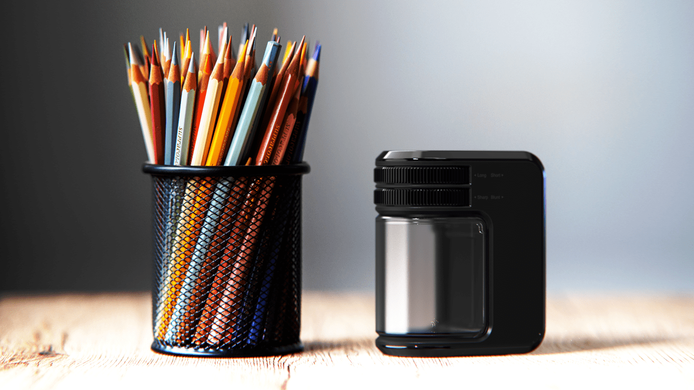 Sanghun Jung，product design，Pencil Sharpener，pencil sharpener，Customizable，