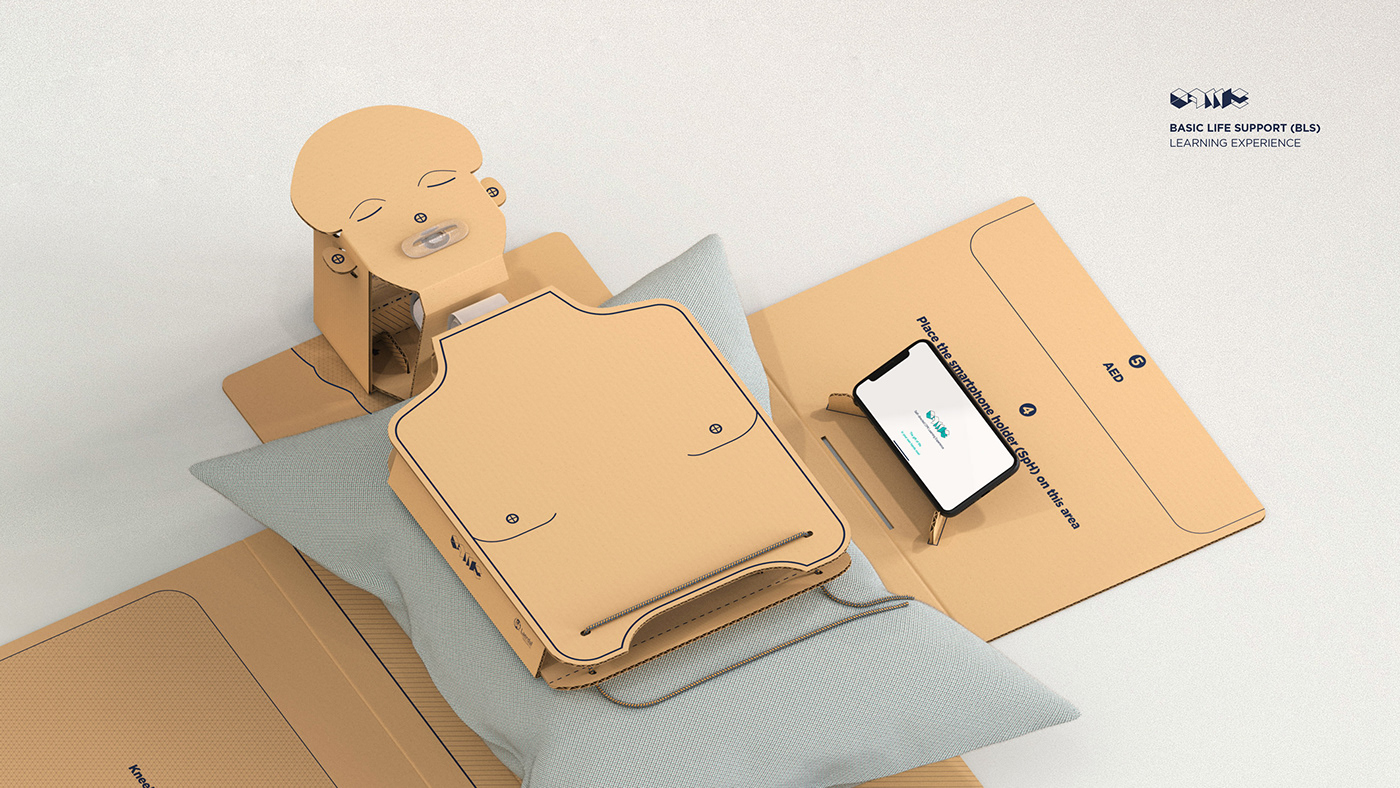 Shuai Li，Autonomous CPR learning experience，sudden cardiac death，product design，Master's thesis，Cannes ，First aid tools，