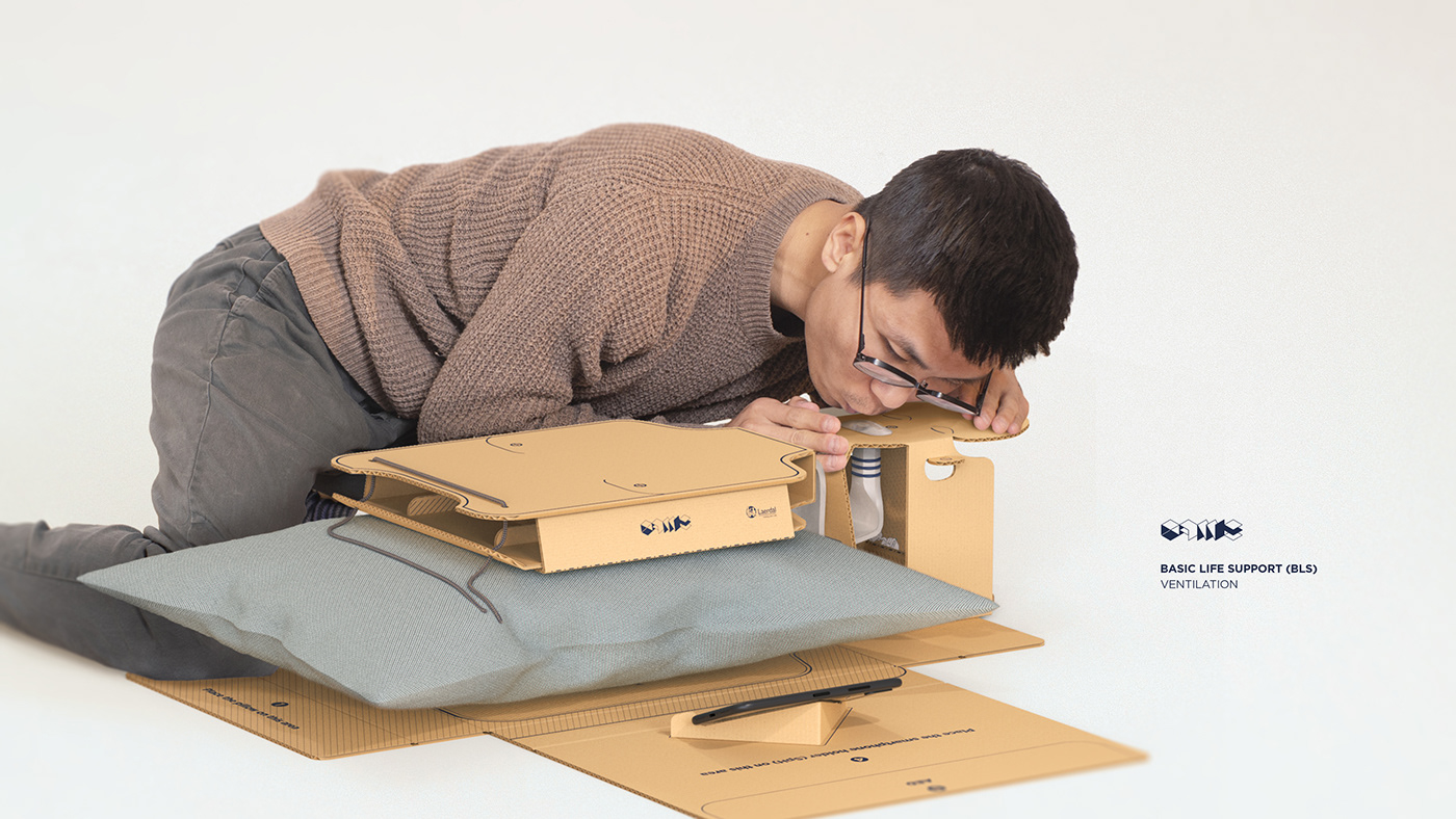 Shuai Li，Autonomous CPR learning experience，sudden cardiac death，product design，Master's thesis，Cannes ，First aid tools，