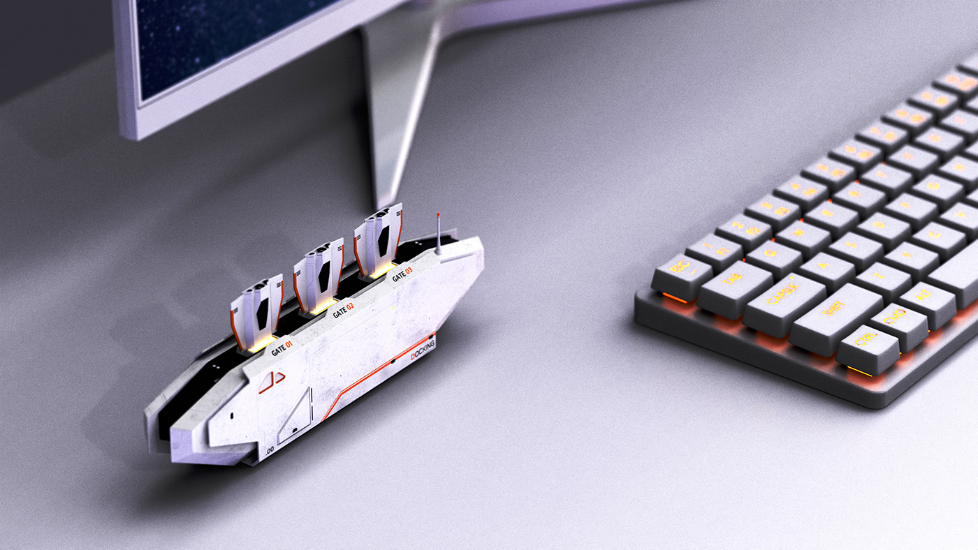 Junwan Woo，Docking，USB hub，product design，