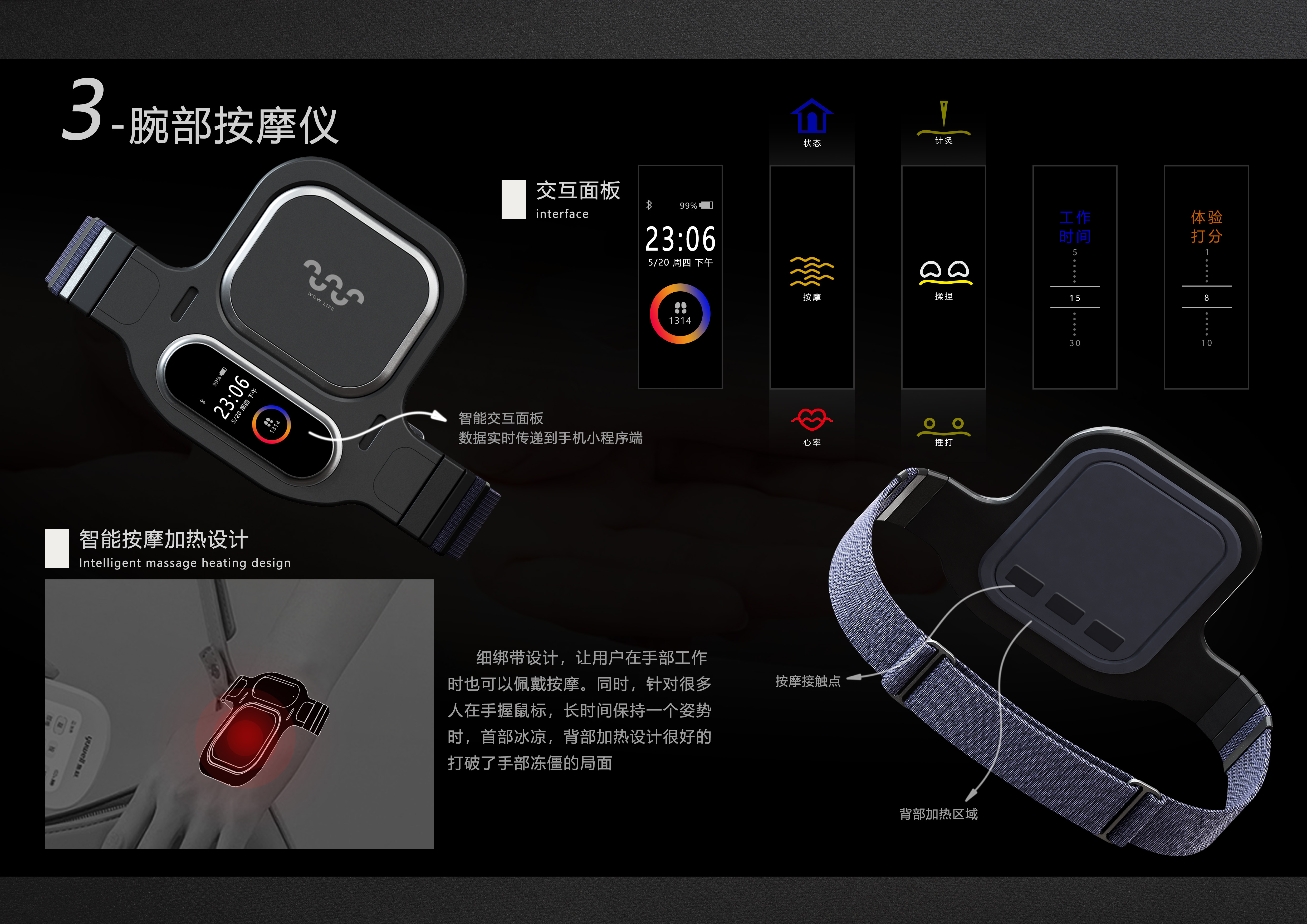 phubber，Massage apparatus，concept，