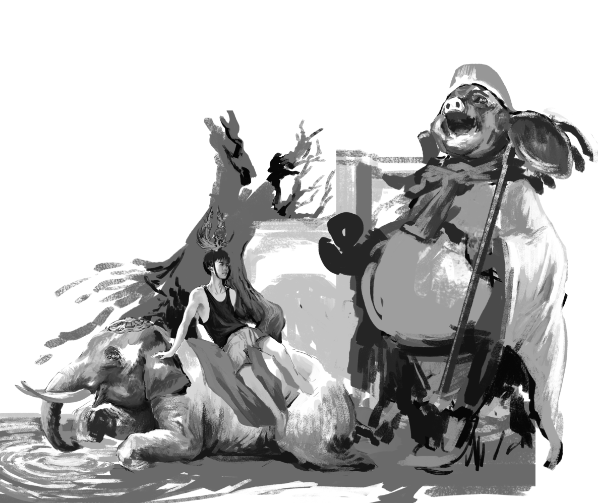 Illustration，conceptual design，