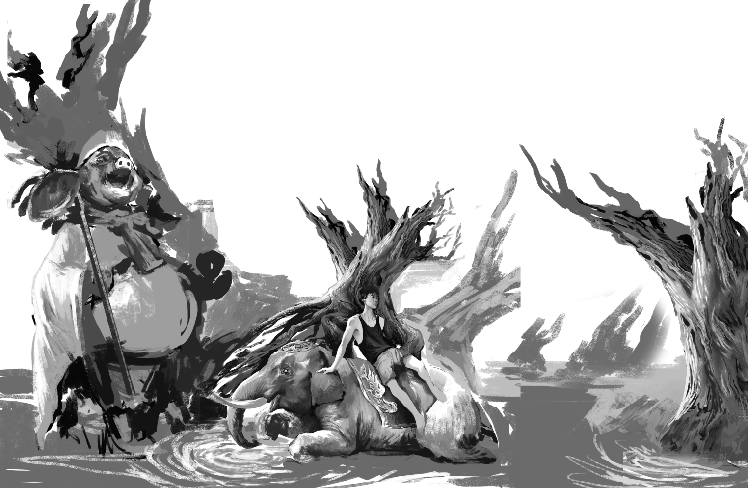 Illustration，conceptual design，