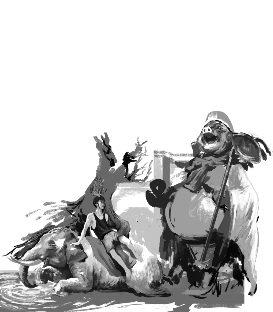 Illustration，conceptual design，