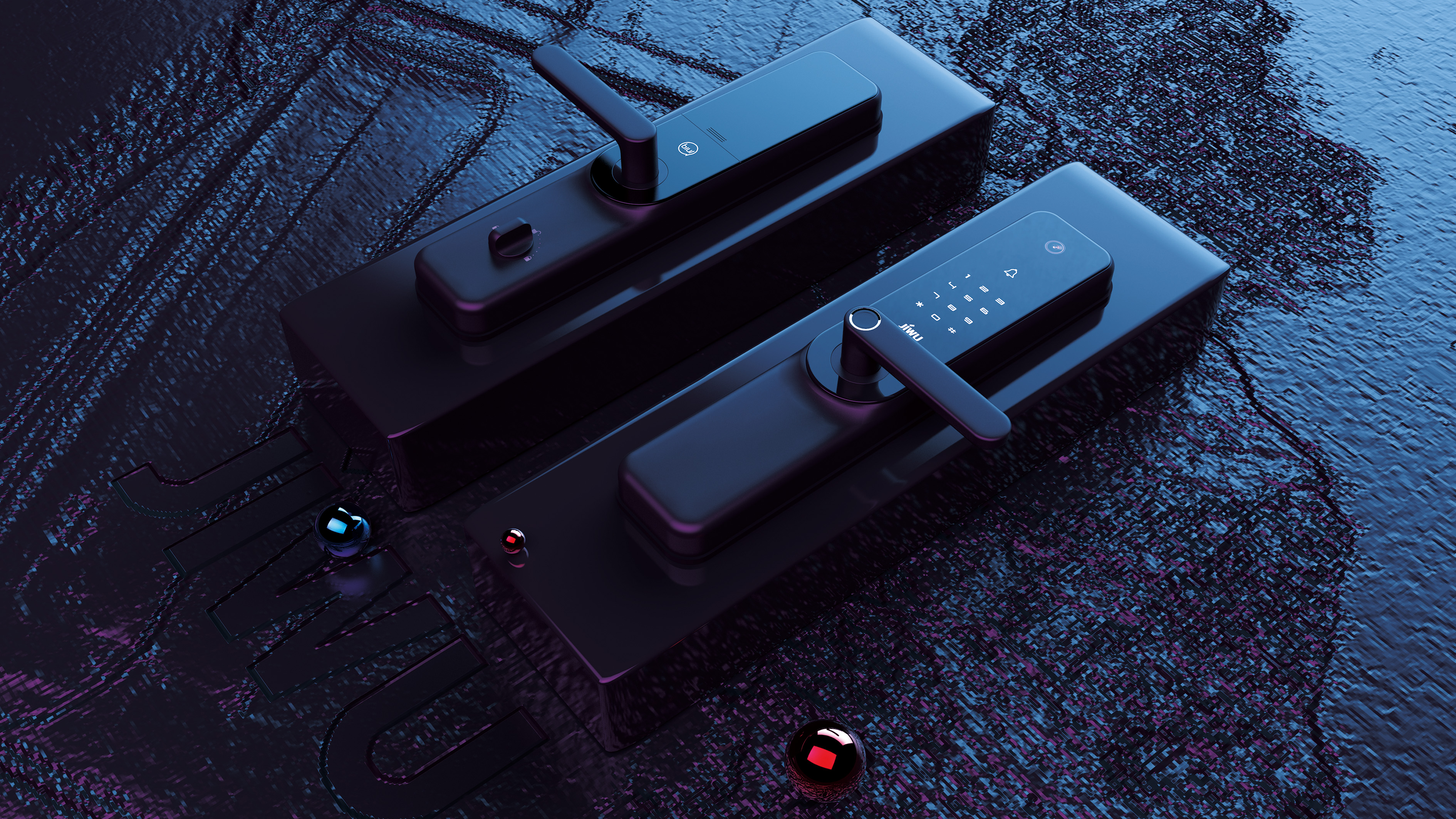 Intelligent door lock, visual door lock，