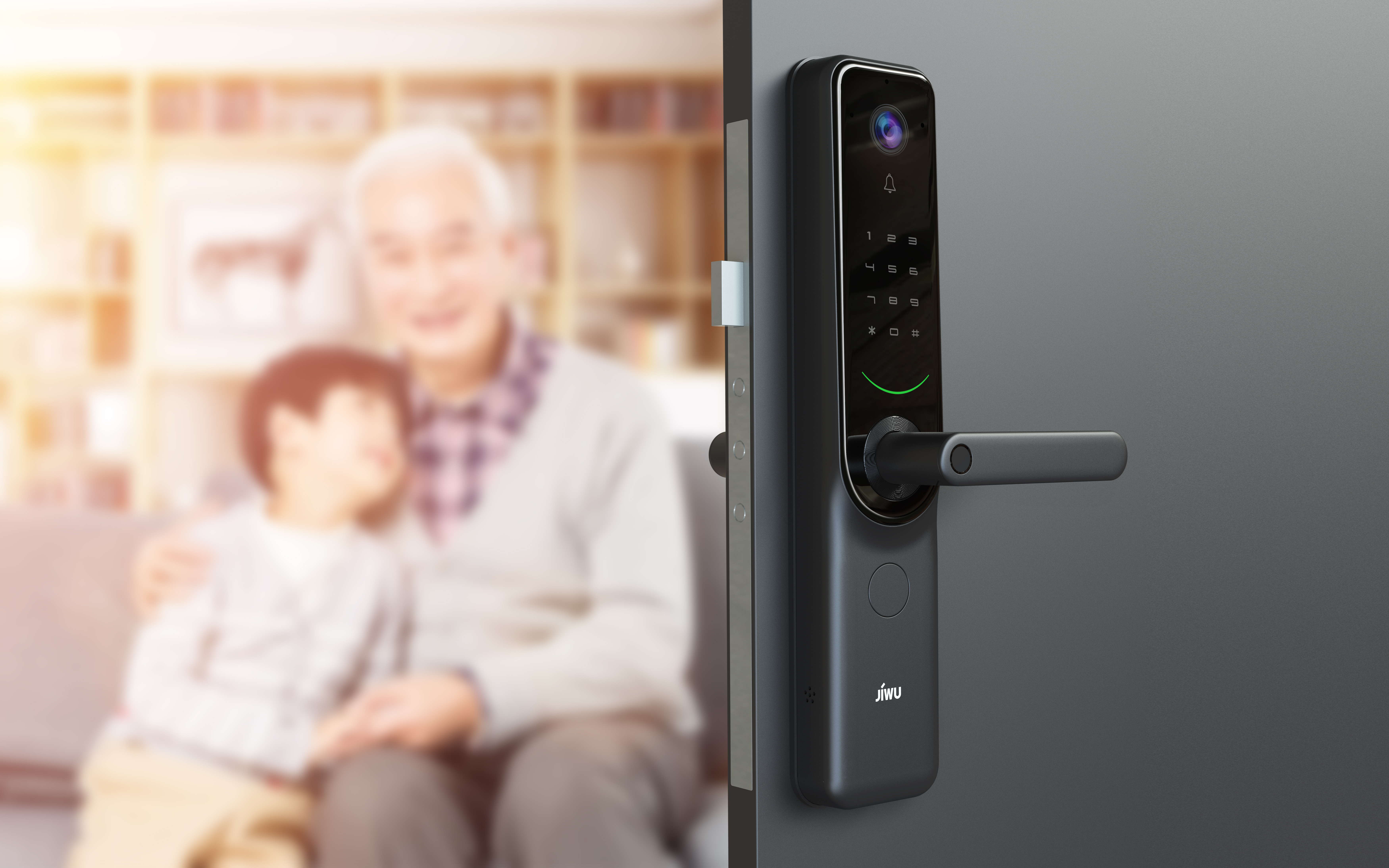 Intelligent door lock, visual door lock，