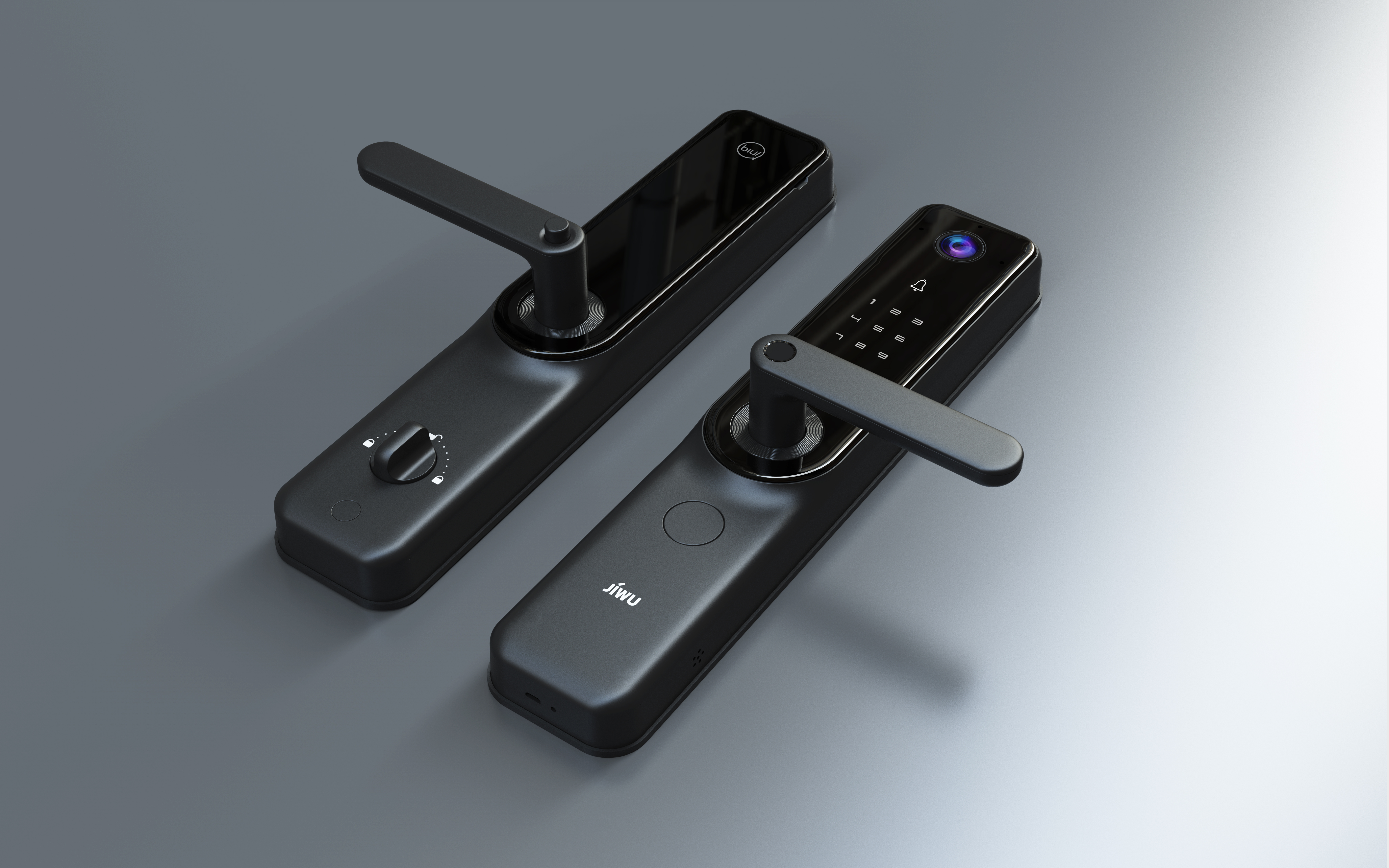 Intelligent door lock, visual door lock，