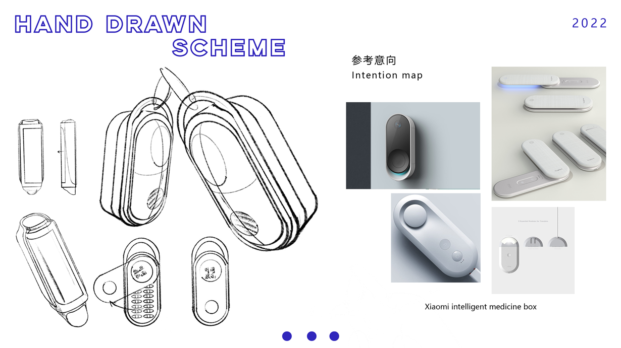 industrial design，product design，Intelligent medicine box，