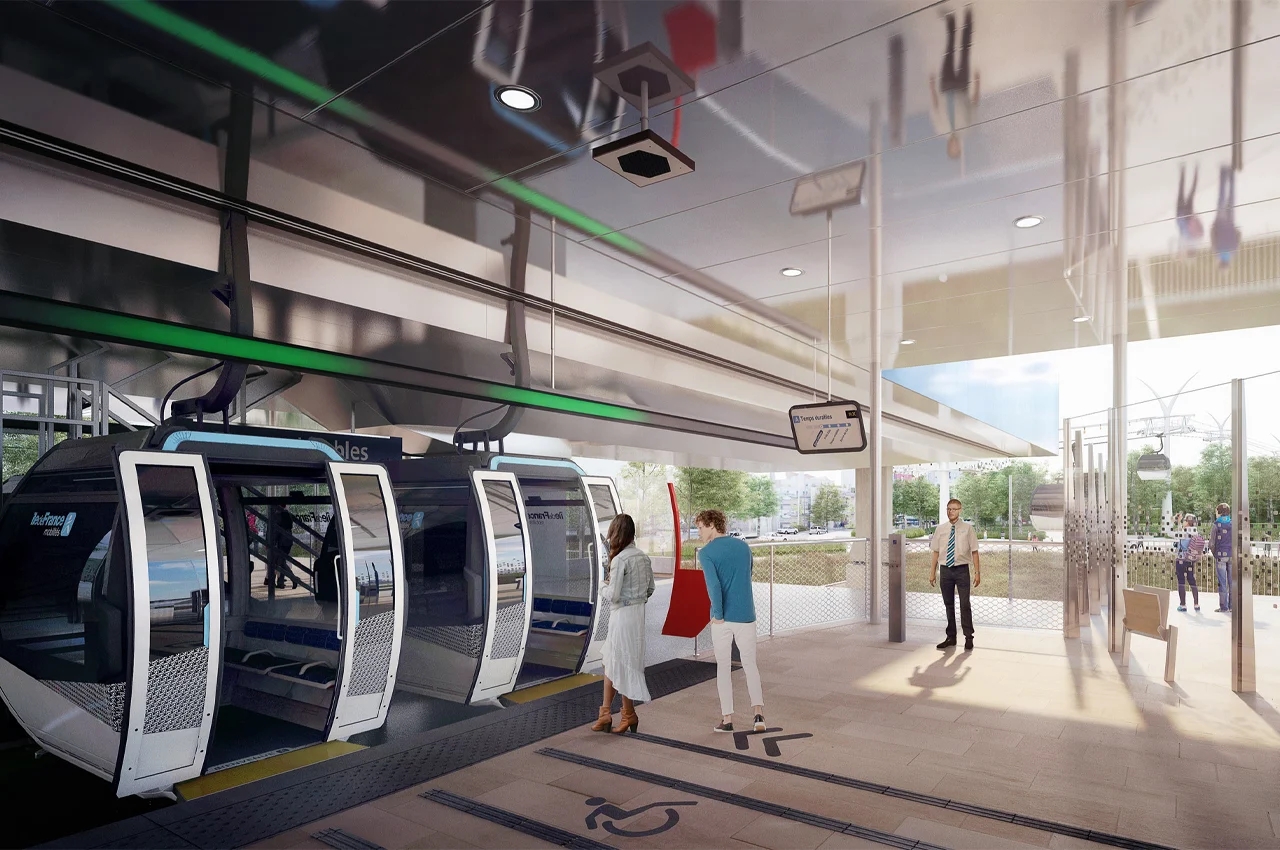 Aerial cable car，AIRBORNE GONDOLA，traffic，