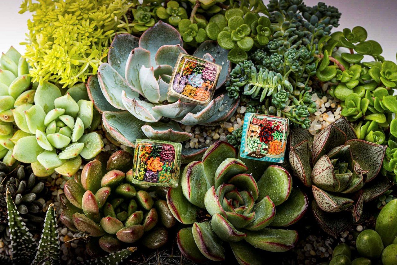 Dwarf Factory，Handmade，resin，product design，Mechanical keyboard，Glass container key cap，