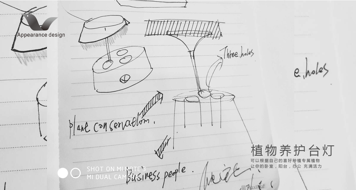 Desk lamp，Home，to work in an office，Botany，curing，plant，