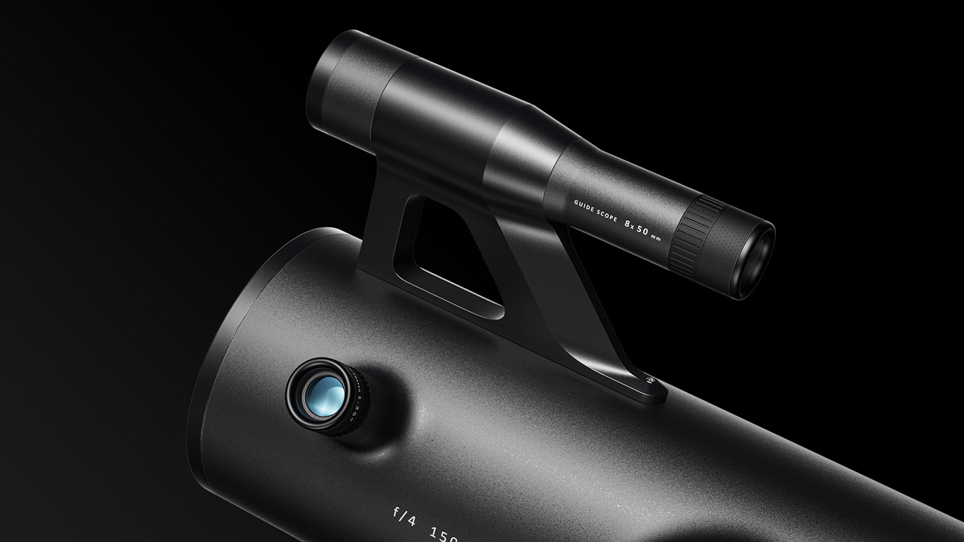 Rajesh Sriram，Nebula telescope，product design，Nebula telescope，black，