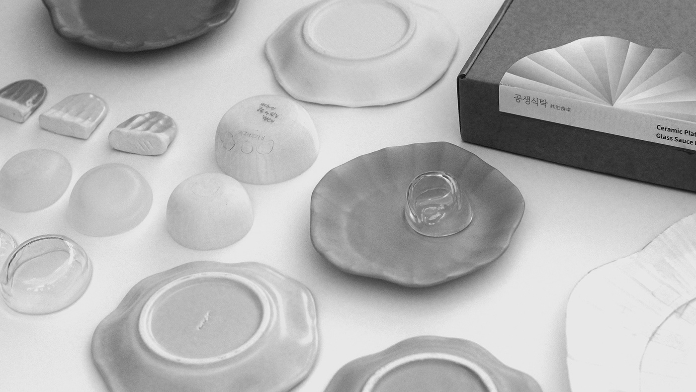 Jinwoo Chae，Gongsaeng Table，Tableware brand，Practical function，natural，Grouting method，Symbiotic concept，