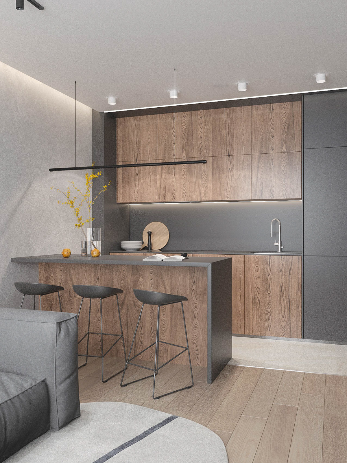 Alexandra Nyzhnyk，Interior design，Minimalist style，