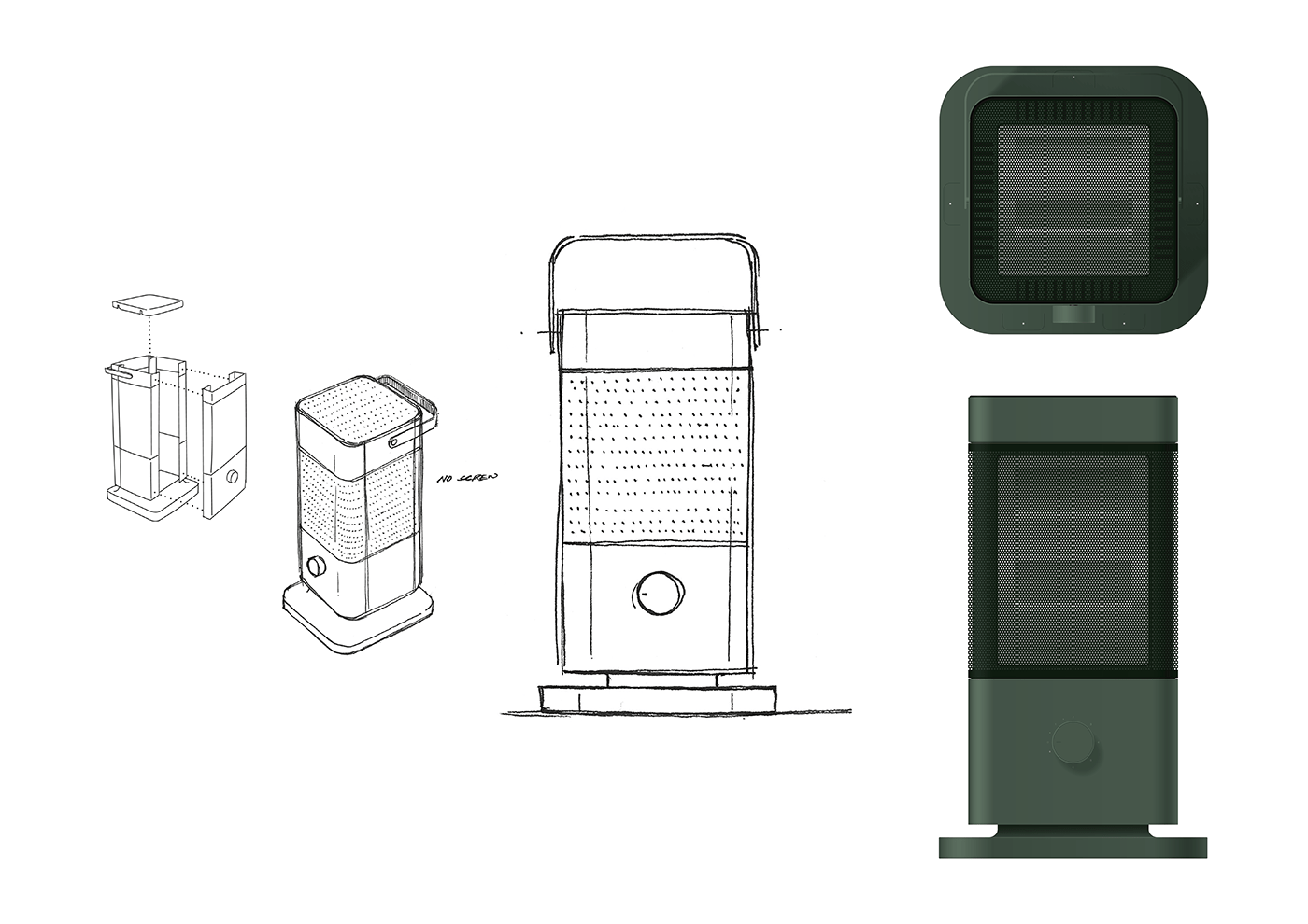 heating furnace，Simplicity，modern，green，