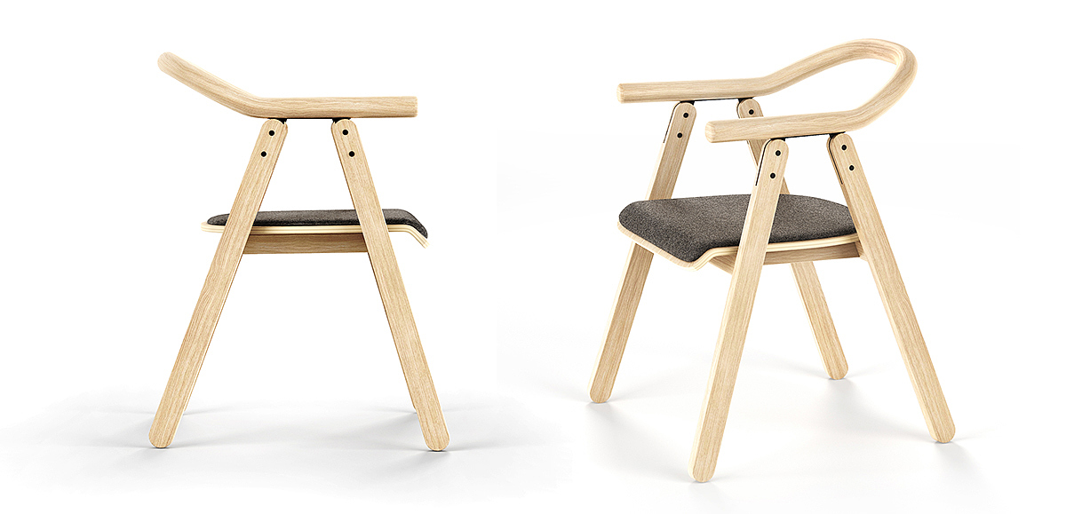 Log chair，natural，Chair design，furniture，